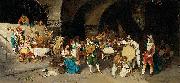 Luis Riccardo Falero Day in a tavern painting